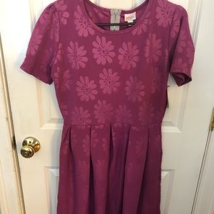 Amelia LulaRoe Magenta dress